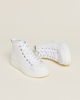 Immagine di Sneakers teen da ragazza in pelle e tela E432894F707