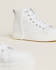 Immagine di Sneakers teen da ragazza in pelle e tela E432894F707